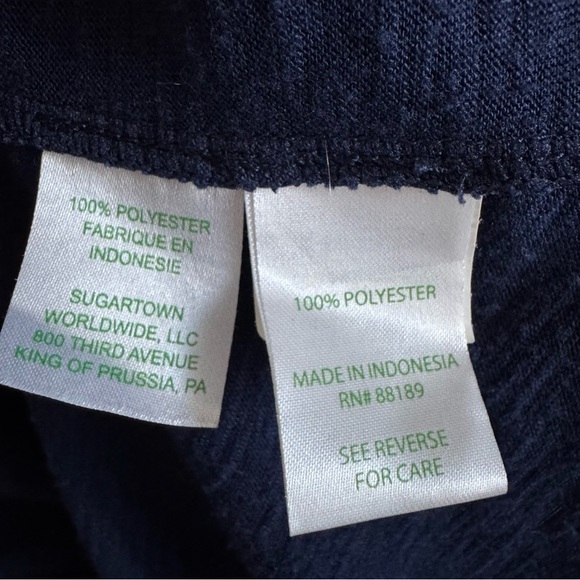 LILLY PULITZER Maisy Swing T-Shirt Dress in True Navy | Short Sleeve Mini Medium - Picture 8 of 8